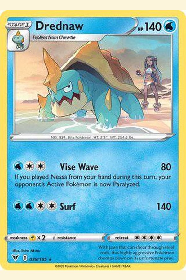 039/185 Drednaw - Rare - Collectible Madness