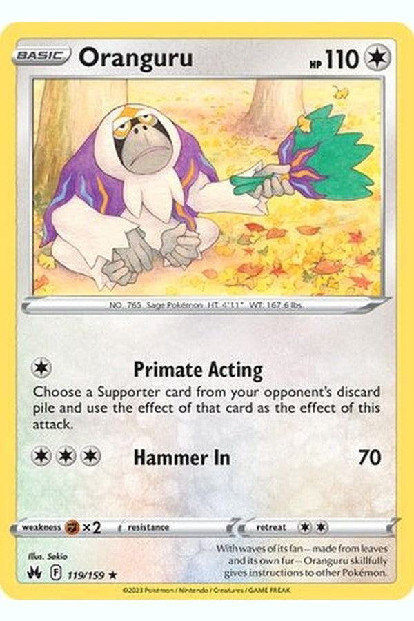 119/159 Oranguru - Rare Reverse Holo