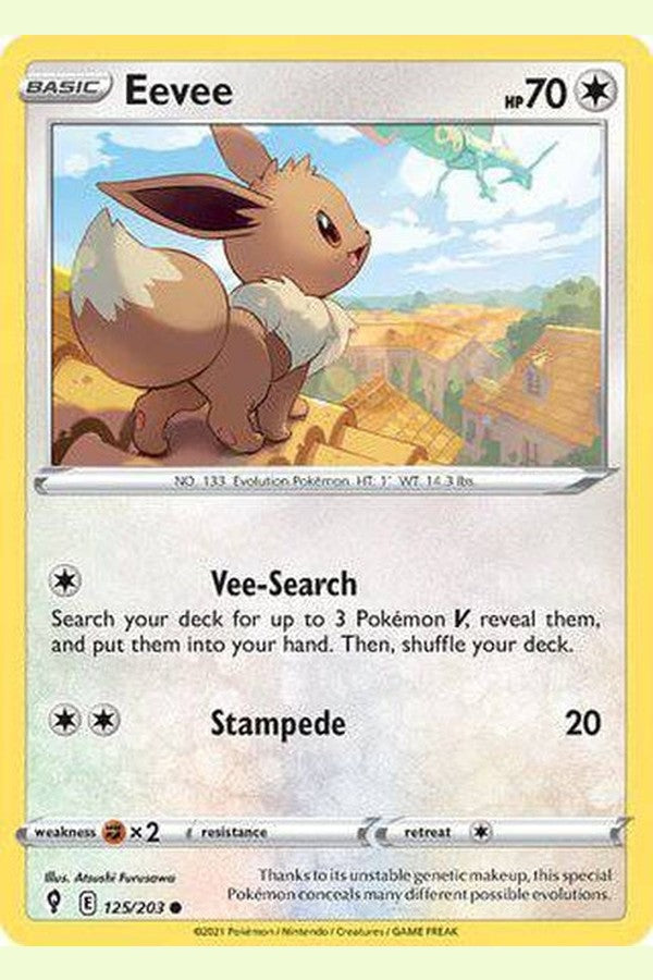 125/203 Eevee - Common - Collectible Madness