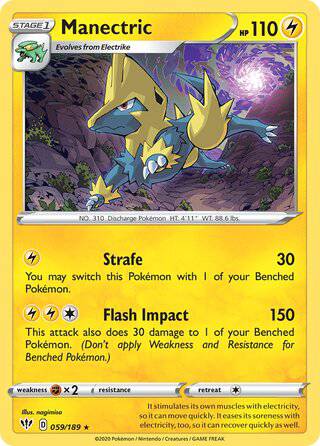 059/189 Manectric - Rare - Collectible Madness