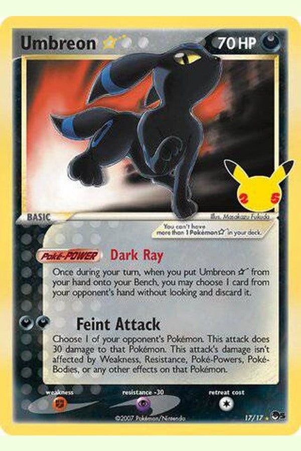 17/17 Umbreon - Rare Holo - Collectible Madness