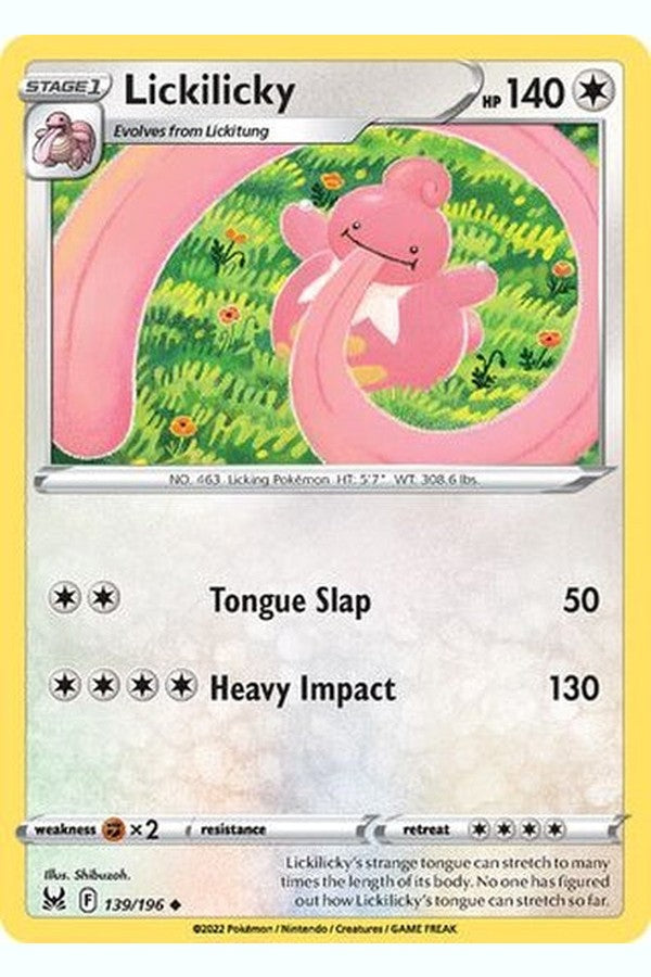 139/196 Lickilicky - Uncommon Reverse Holo