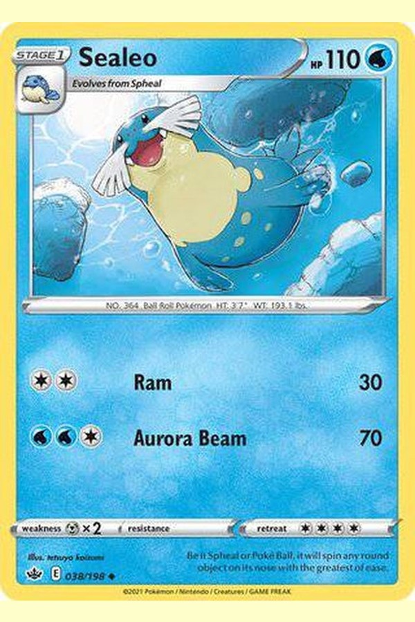 038/198 Sealeo - Uncommon - Collectible Madness