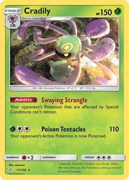 011/236 Cradily - Rare - Collectible Madness