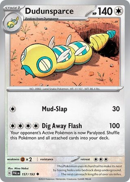 157/193 Dudunsparce - Uncommon