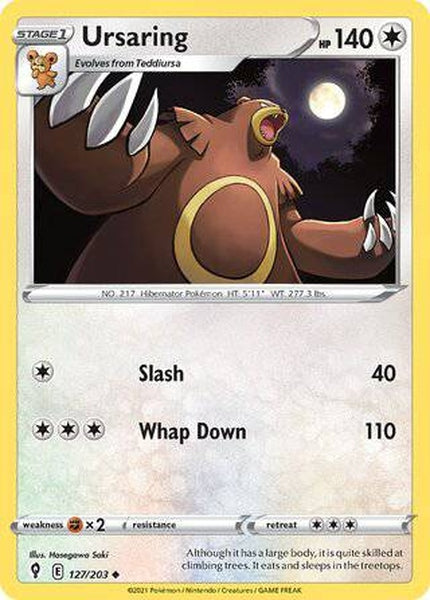 127/203 Ursaring - Uncommon - Collectible Madness