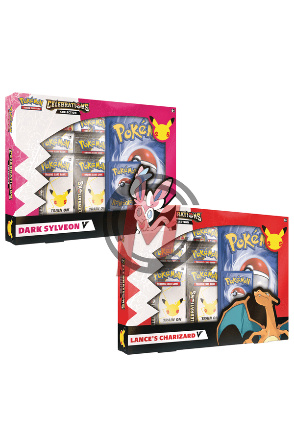 Pokemon - TCG - Celebrations Collection — Lance’s Charizard V | Dark Sylveon V - Collectible Madness