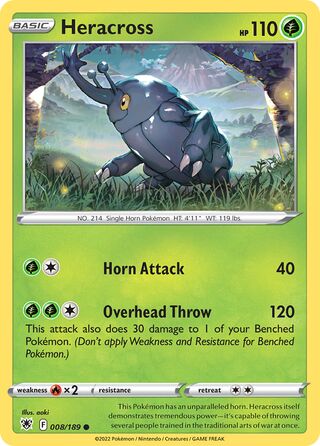 008/189 Heracross - Common - Collectible Madness