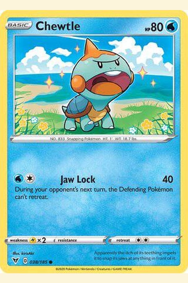038/185 Chewtle - Common - Collectible Madness