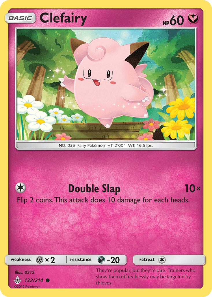 132 / 214 Clefairy - Common - Collectible Madness