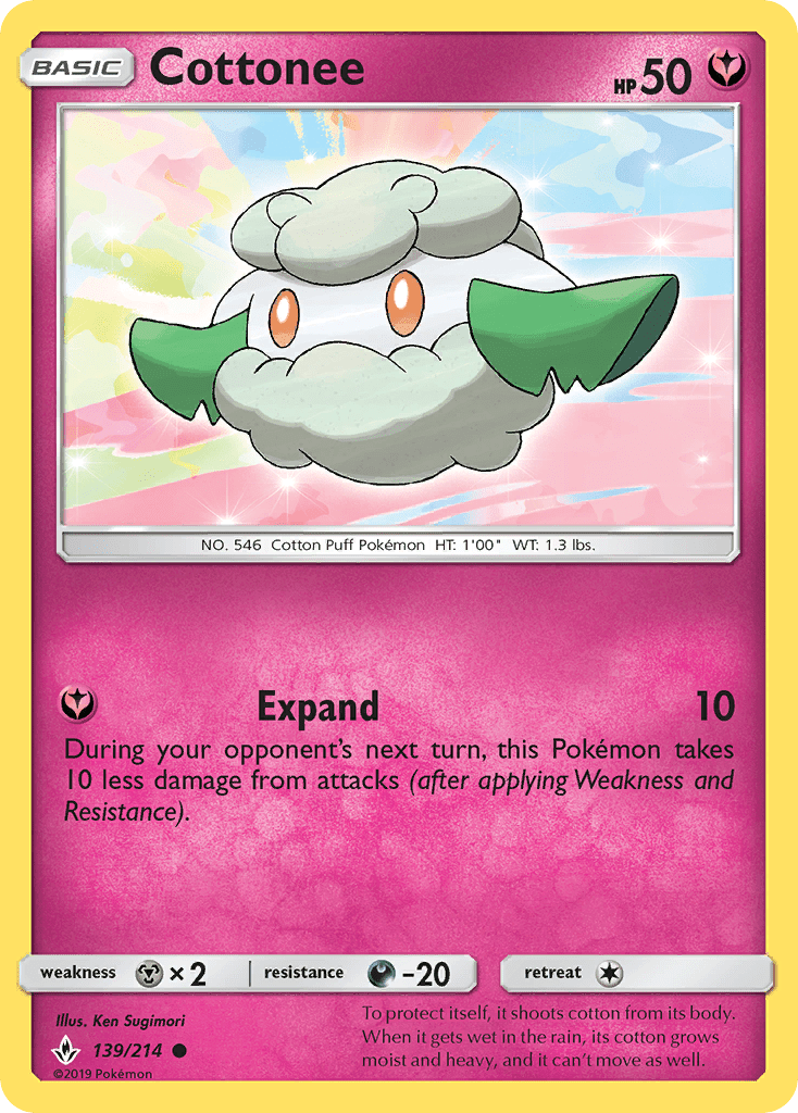 139 / 214 Cottonee - Common - Collectible Madness