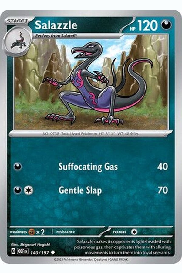 140/197 Salazzle - Uncommon Reverse Holo