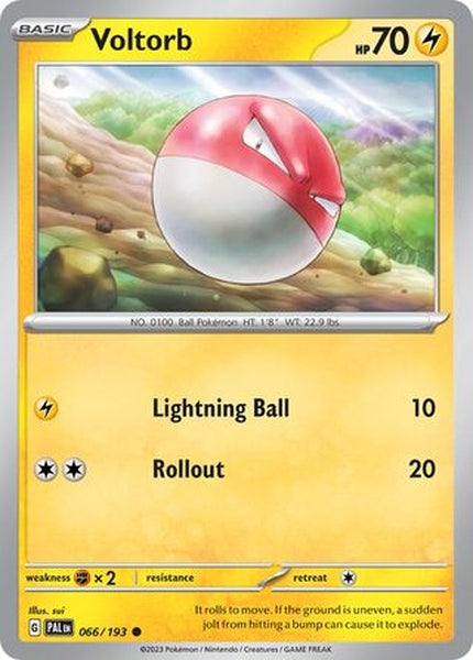 066/193 Voltorb - Common Reverse Holo