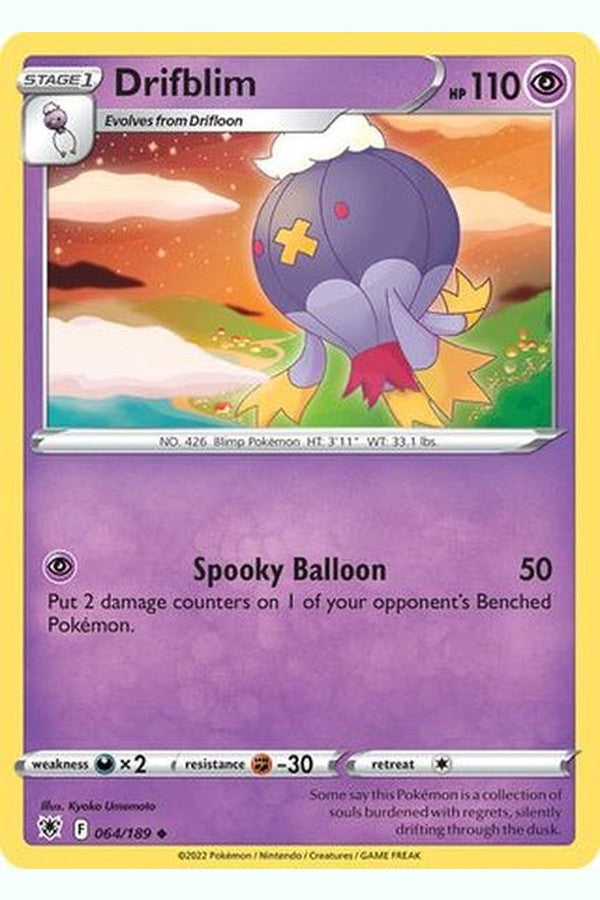064/189 Drifblim - Uncommon Reverse Holo - Collectible Madness