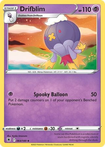 064/189 Drifblim - Uncommon Reverse Holo - Collectible Madness