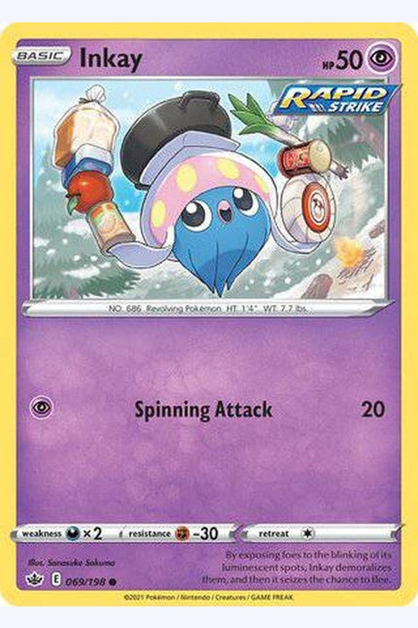 069/198 Inkay - Common Reverse Holo - Collectible Madness