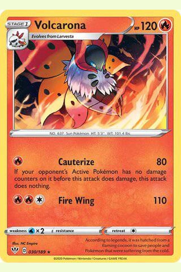 030/189 Volcarona - Rare - Collectible Madness