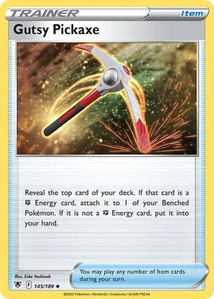 145/189 Gutsy Pickaxe - Uncommon Reverse Holo - Collectible Madness