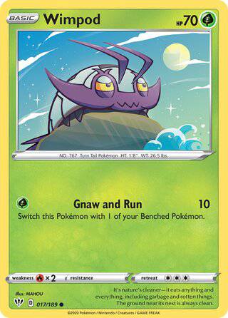017/189 Wimpod - Common - Collectible Madness