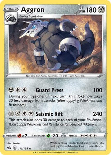 111/198 Aggron - Rare - Collectible Madness