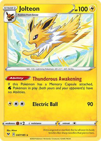 047/185 Jolteon - Rare - Collectible Madness