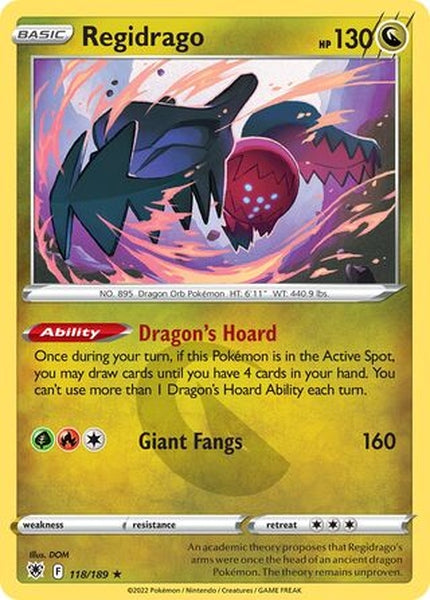 118/189 Regidrago - Rare Reverse Holo - Collectible Madness