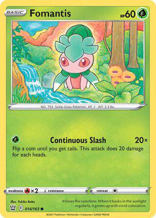 014/163 Fomantis - Common - Collectible Madness