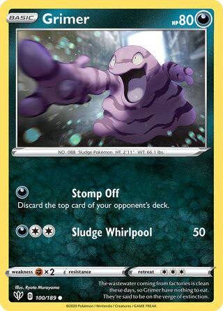100/189 Grimer - Common - Collectible Madness