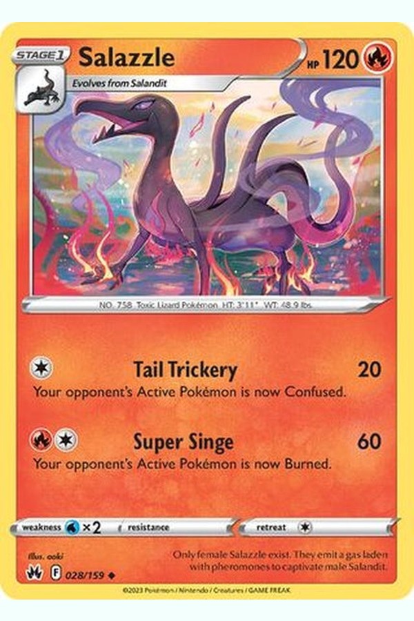 028/159 Salazzle - Uncommon Reverse Holo
