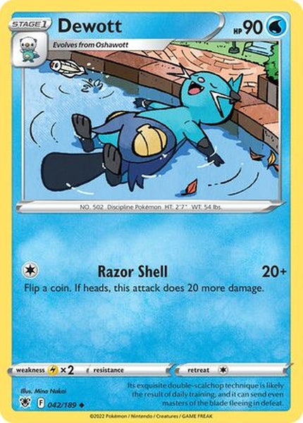 042/189 Dewott - Uncommon - Collectible Madness