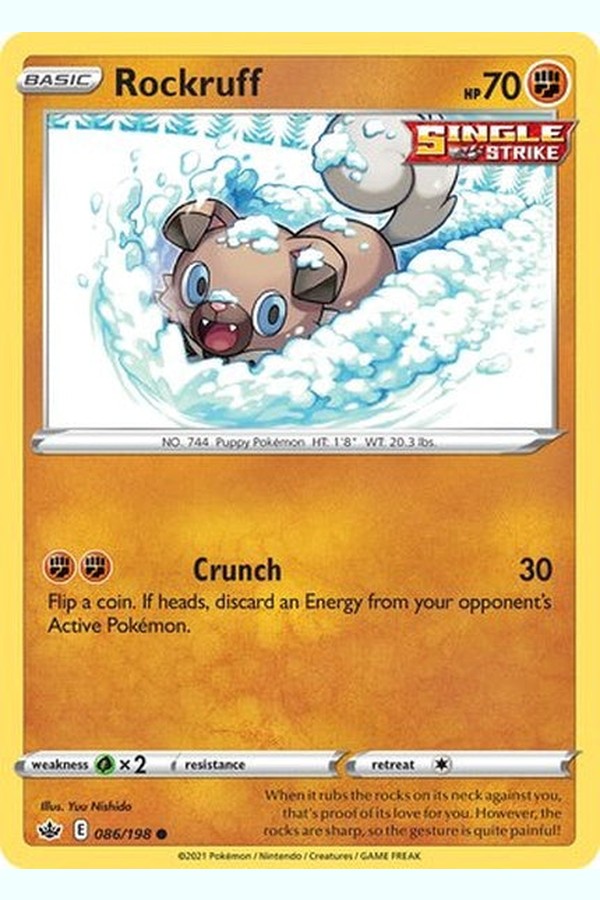 086/198 Rockruff - Common - Collectible Madness