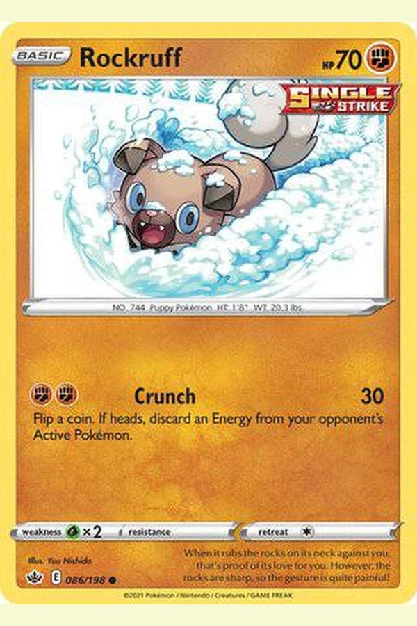 086/198 Rockruff - Common - Collectible Madness