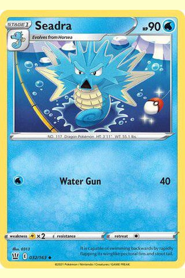 032/163 Seadra - Uncommon - Collectible Madness
