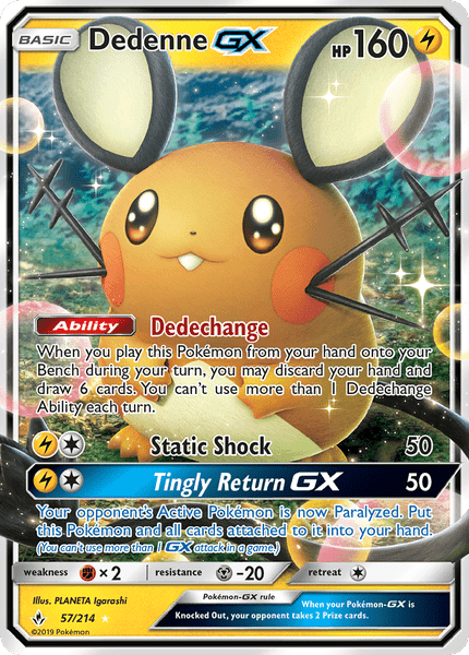 057 / 214 Dedenne-GX - Ultra Rare - Collectible Madness