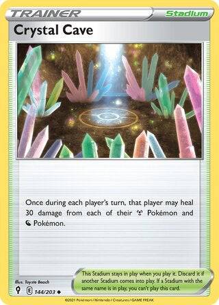 144/203 Crystal Cave - Uncommon Reverse Holo - Collectible Madness