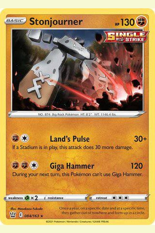 084/163 Stonjourner - Rare - Collectible Madness