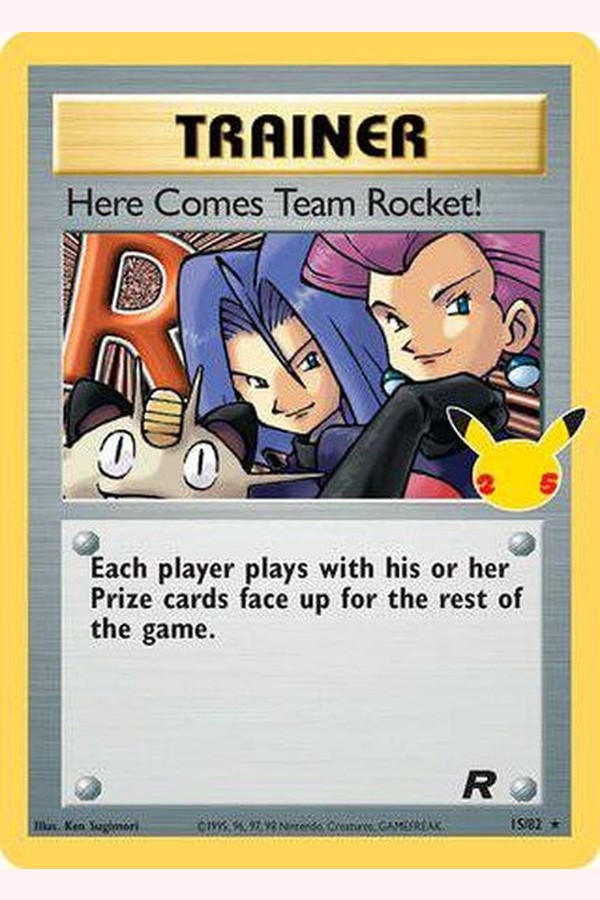 15/82 Here Comes Team Rocket! - Rare Holo - Collectible Madness