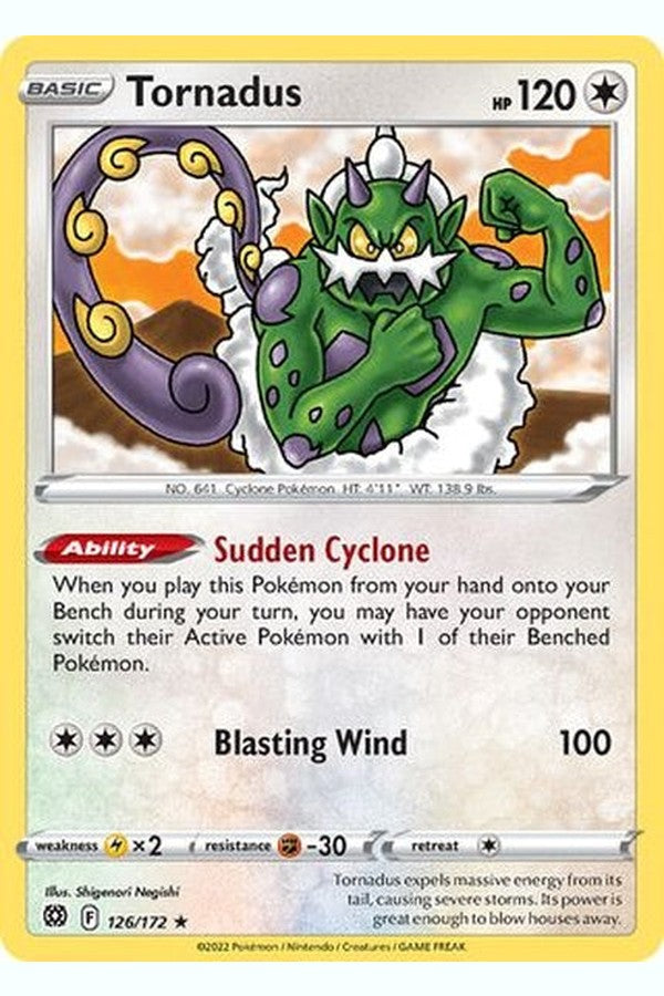 126/172 Tornadus - Rare - Collectible Madness