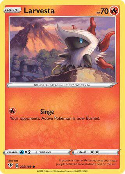 029/189 Larvesta - Common - Collectible Madness