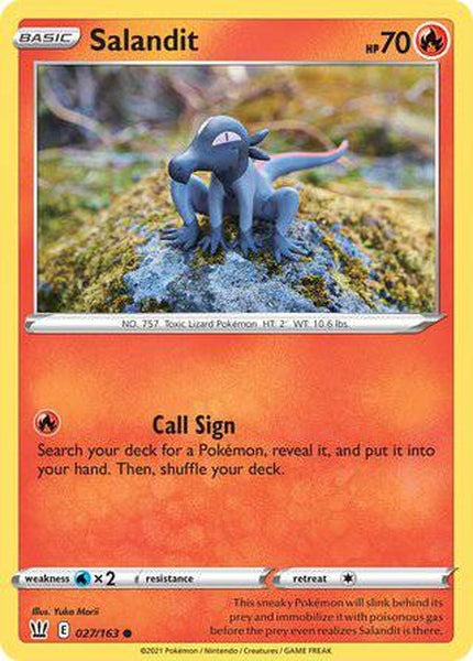 027/163 Salandit - Common - Collectible Madness