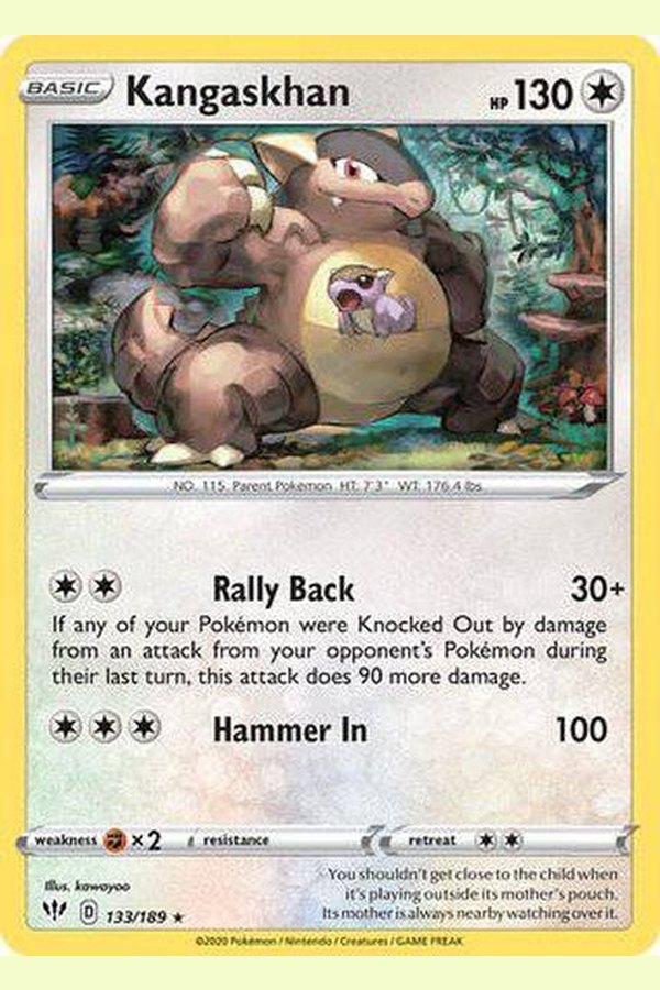 133/189 Kangaskhan - Rare Holo - Collectible Madness