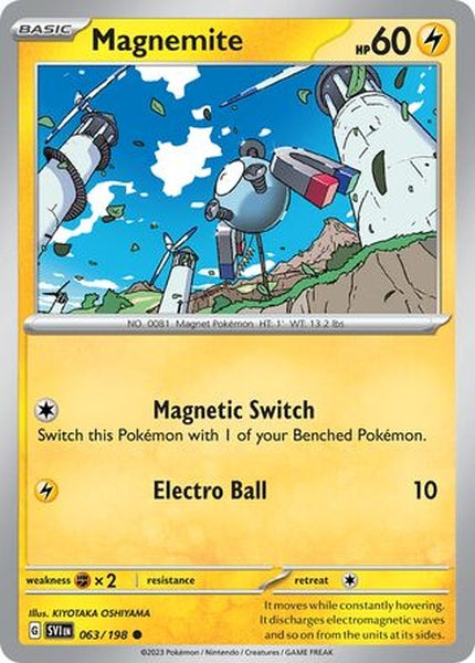 063/198 Magnemite - Common Reverse Holo