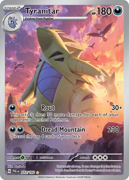 222/193 Tyranitar - Illustration Rare