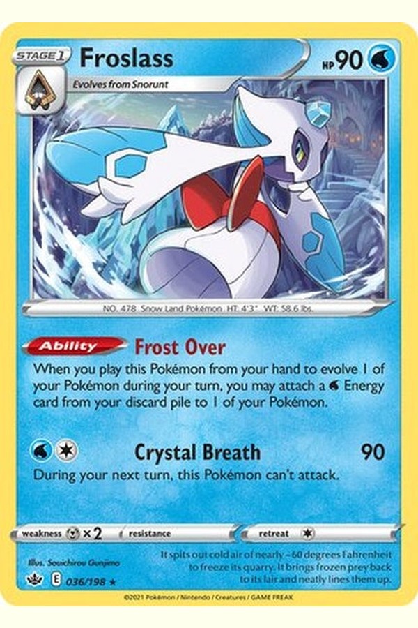036/198 Froslass - Rare Holo - Collectible Madness