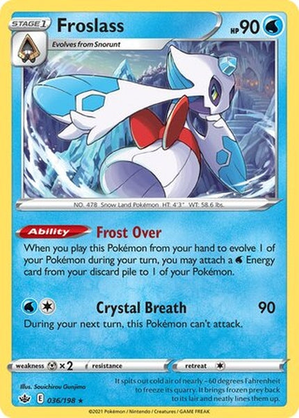 036/198 Froslass - Rare Holo - Collectible Madness