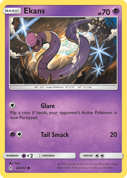 062 / 214 Ekans - Common - Collectible Madness