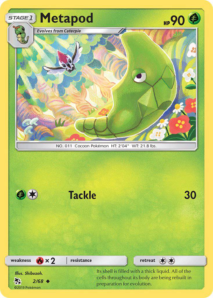 02/ 68 Metapod - Uncommon - Collectible Madness