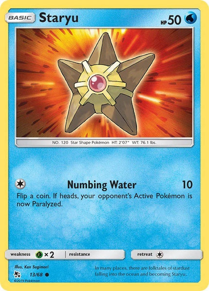 13/ 68 Staryu - Common Reverse Holo - Collectible Madness