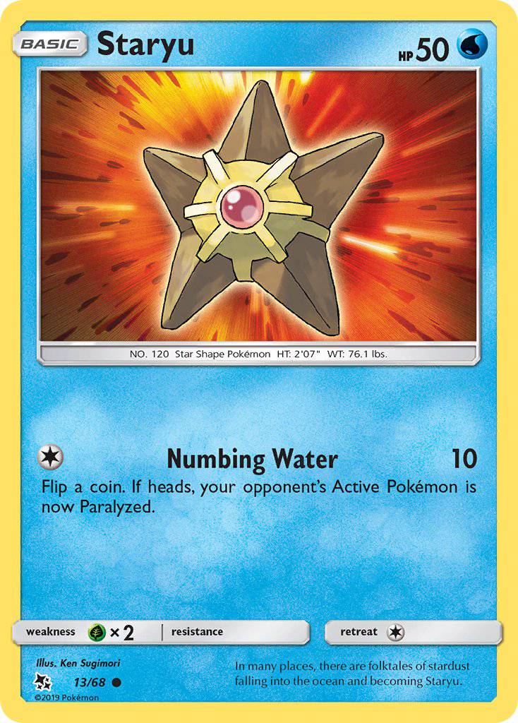 13/ 68 Staryu - Common - Collectible Madness