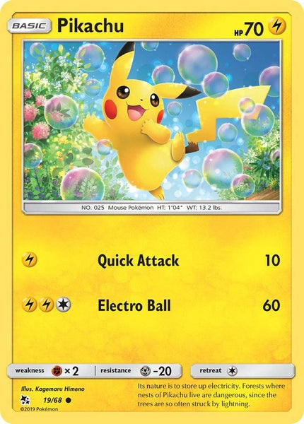 19/ 68 Pikachu - Common - Collectible Madness